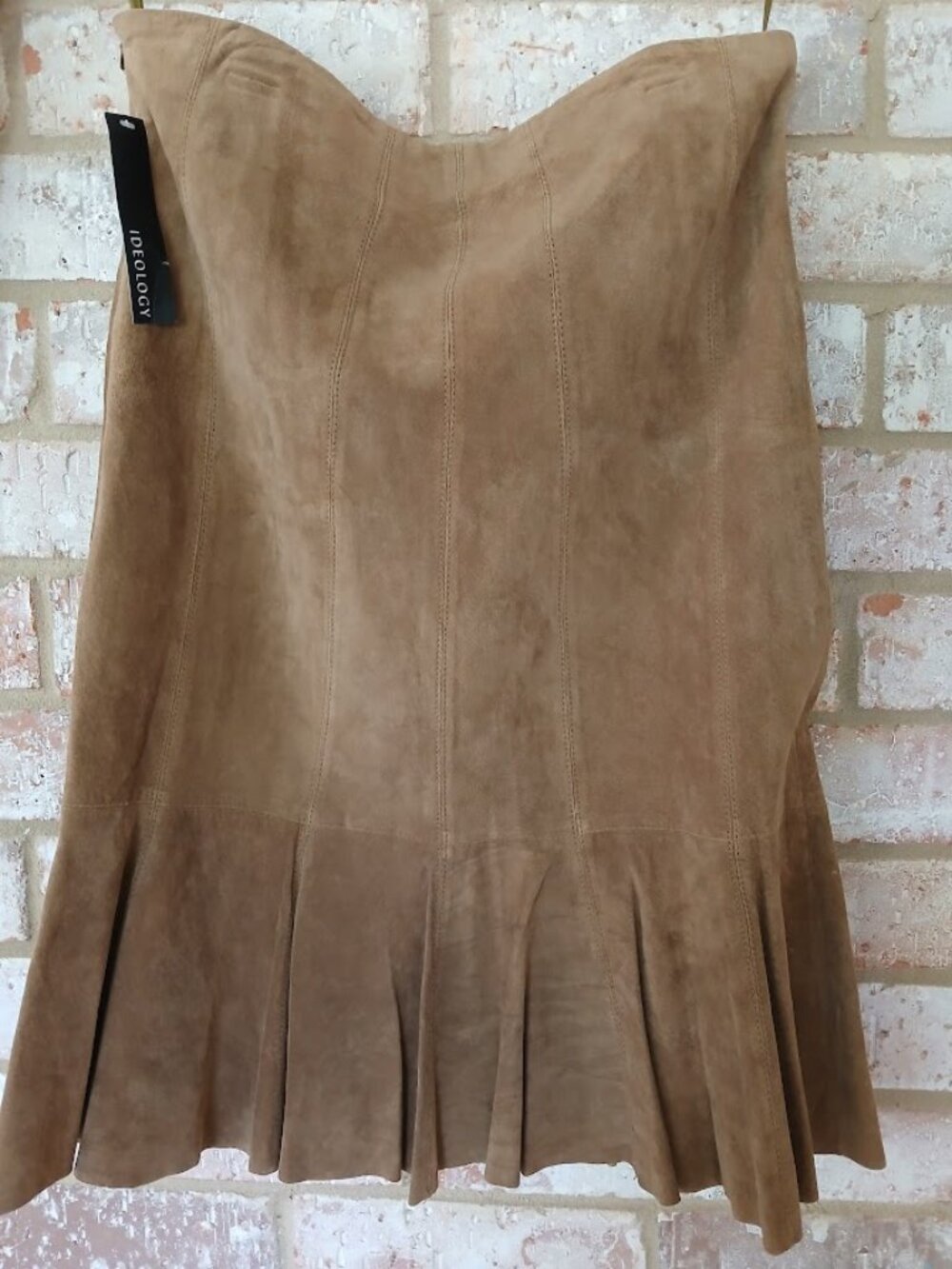 NEW Ideology Suede Skirt Size 12
